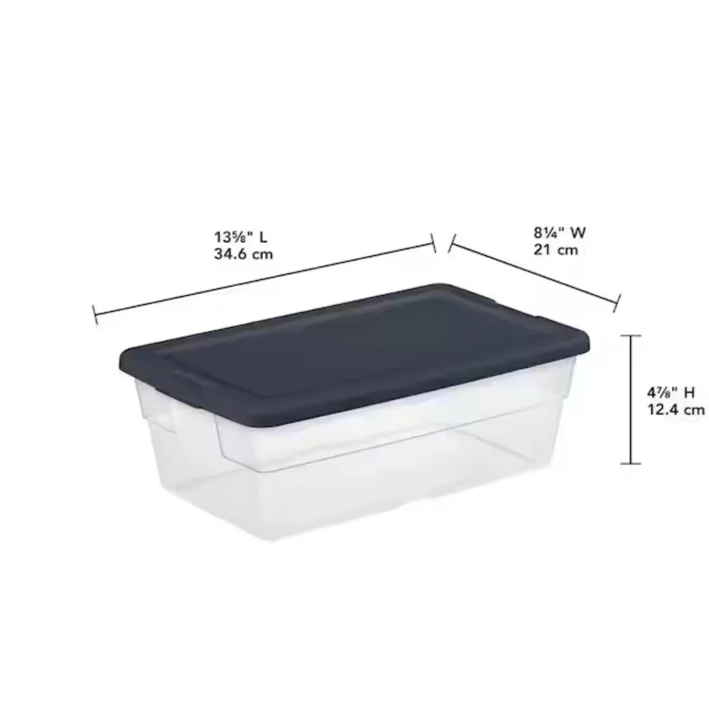 Sterilite 6 qt. Storage Boxes (Set of 4)